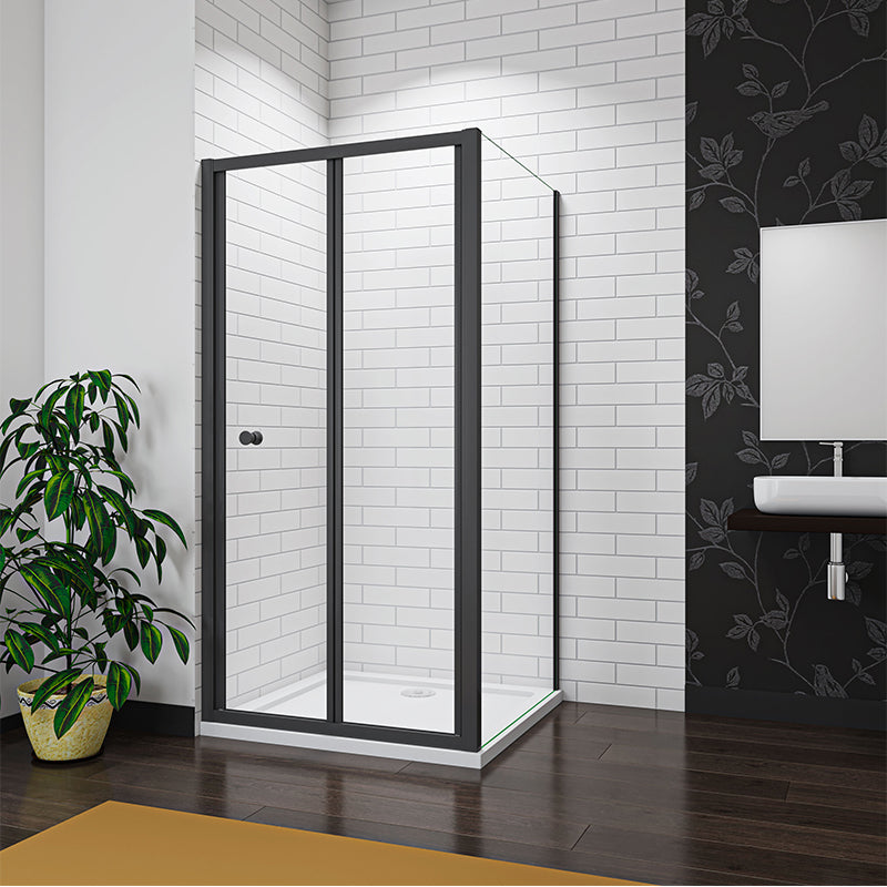 760x1850mm Bi Fold Shower Enclosure Shower Door Glass Screen Panel