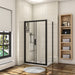 AICA-Sliding-Black-Shower-Enclosure-150x76CM-8MM-Glass-2