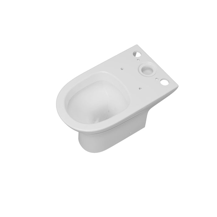 AICA Modern Close Coupled Toilet Short Projection Soft Close Seat Bathroom WC