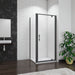 70x185cm Black Pivot Shower enclosures