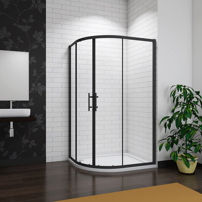 AICA Quadrant Shower Sliding Enclosure Door 120x90x185cm