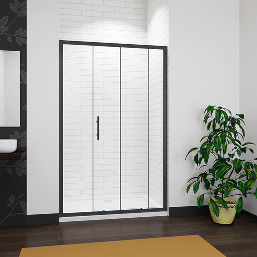 AICA-Bathrooms-Black-Sliding-Door-100x185-2