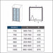 AICA shower enclosure shower door