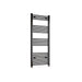 Black Heated Towel Rail Straight Bathroom Ladder Radiator