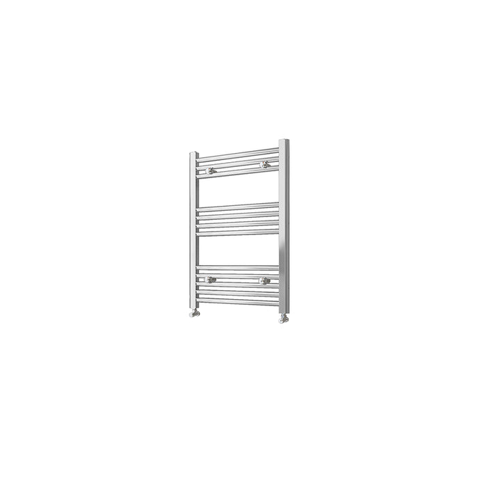 AICA Bathrooms Central Heating Towel Rail Straight Designer Ladder Chrome Radiator Warmer