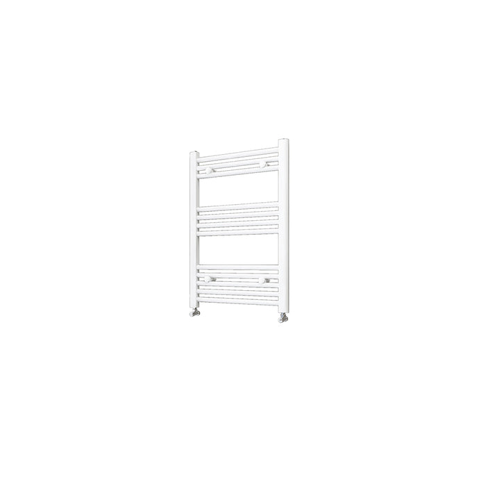 AICA White Central Heating Towel Rail Straight Designer Ladder Radiator Warmer