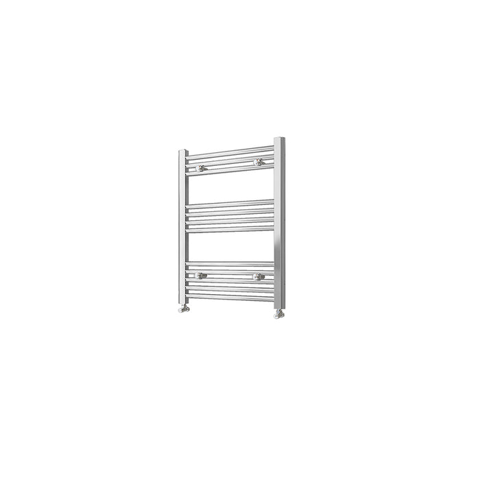 AICA Bathrooms Central Heating Towel Rail Straight Designer Ladder Chrome Radiator Warmer