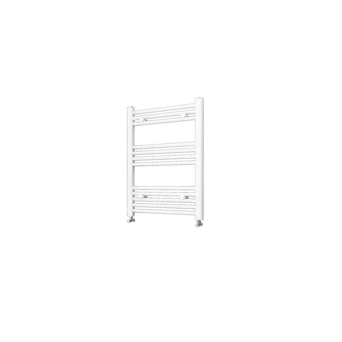 AICA White Central Heating Towel Rail Straight Designer Ladder Radiator Warmer