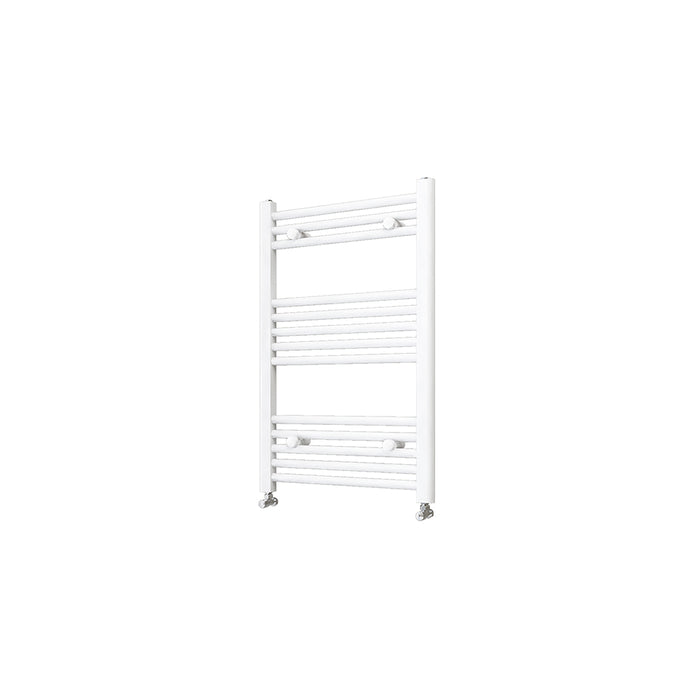 AICA Bathrooms White Central Heating Towel Rail Straight Designer Ladder Radiator Warmer