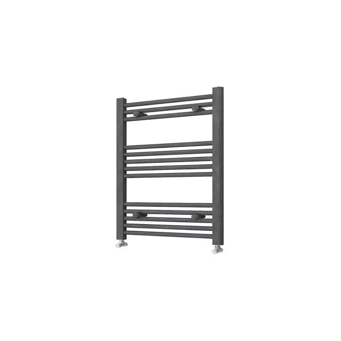 Bathroom Central Heating Towel Rail Straight Designer Anthracite Ladder Radiator Warmer