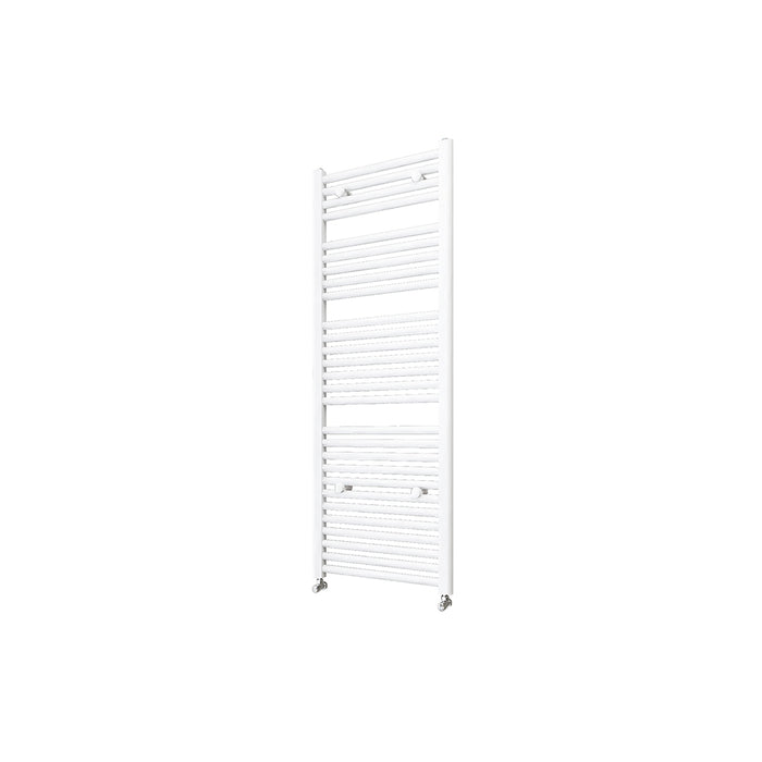 AICA White Central Heating Towel Rail Straight Designer Ladder Radiator Warmer