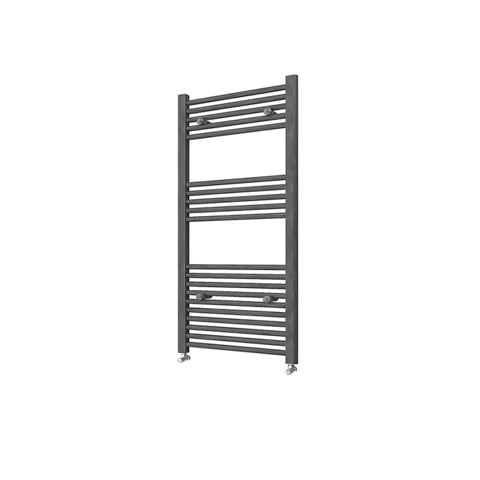 Bathroom Central Heating Towel Rail Straight Designer Anthracite Ladder Radiator Warmer