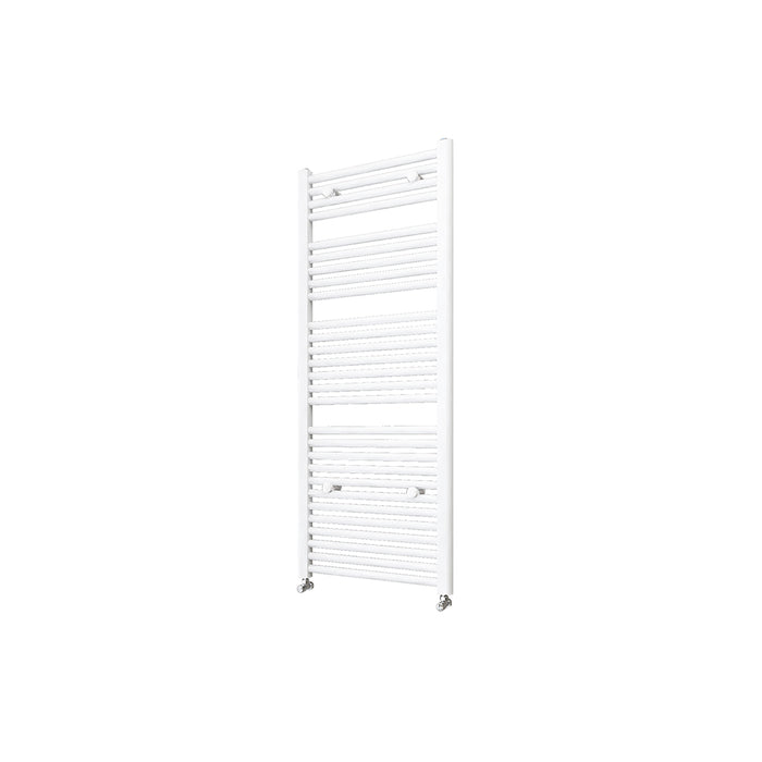 AICA White Central Heating Towel Rail Straight Designer Ladder Radiator Warmer