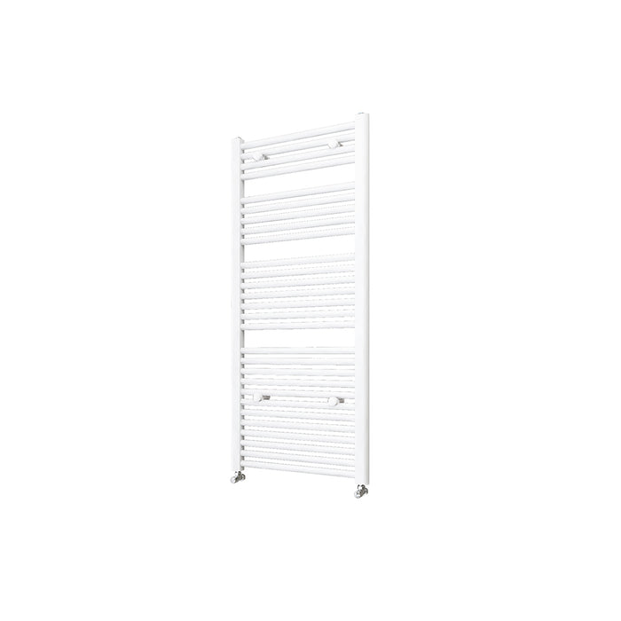 AICA White Central Heating Towel Rail Straight Designer Ladder Radiator Warmer