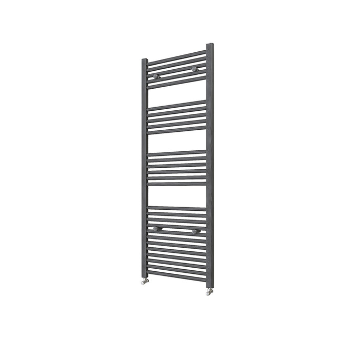 Bathroom Central Heating Towel Rail Straight Designer Anthracite Ladder Radiator Warmer