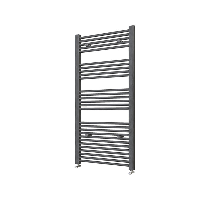 Bathroom Central Heating Towel Rail Straight Designer Anthracite Ladder Radiator Warmer