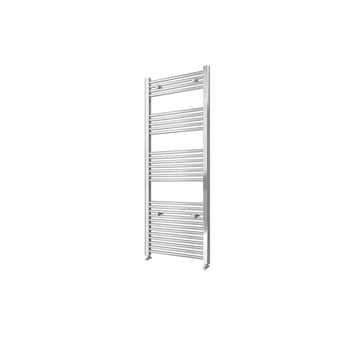 AICA Bathrooms Central Heating Towel Rail Straight Designer Ladder Chrome Radiator Warmer