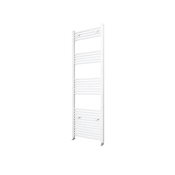 AICA White Central Heating Towel Rail Straight Designer Ladder Radiator Warmer