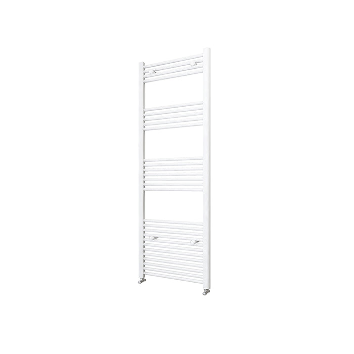 AICA White Central Heating Towel Rail Straight Designer Ladder Radiator Warmer