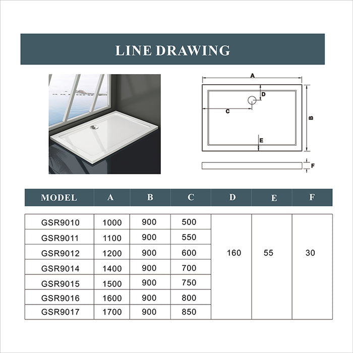 700mm Walk In Shower Enclosure Wet Room Screen 200cm + Flipper Panel