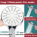 AICA round chrome shower set