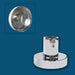 AICA round silver shower set