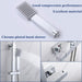 AICA SQUARE CHROME SHOWER SET