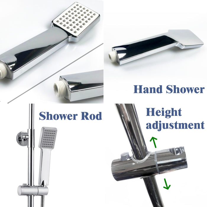 high quaility square shower set