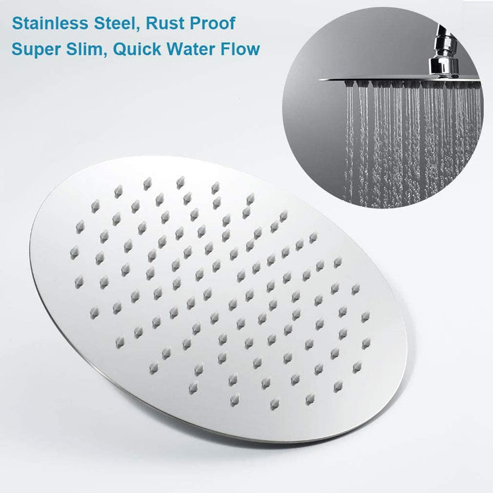 high quaility round shower set