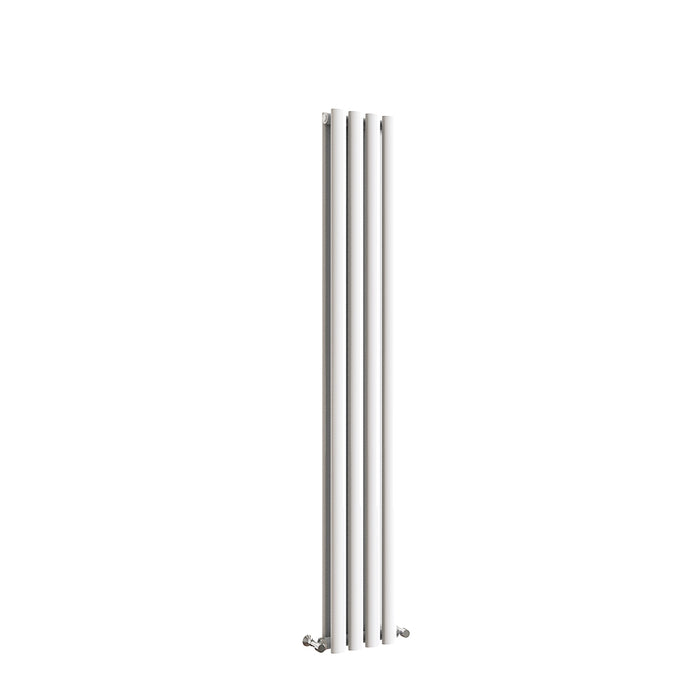 Oval Column White & Anthracite & Black Tall Vertical Central Heating Radiator