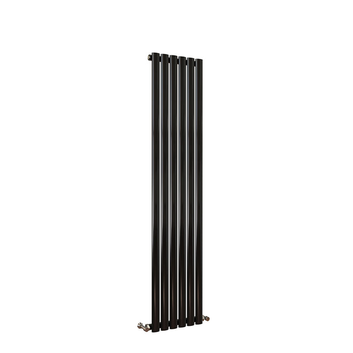 Oval Column White & Anthracite & Black Tall Vertical Central Heating Radiator