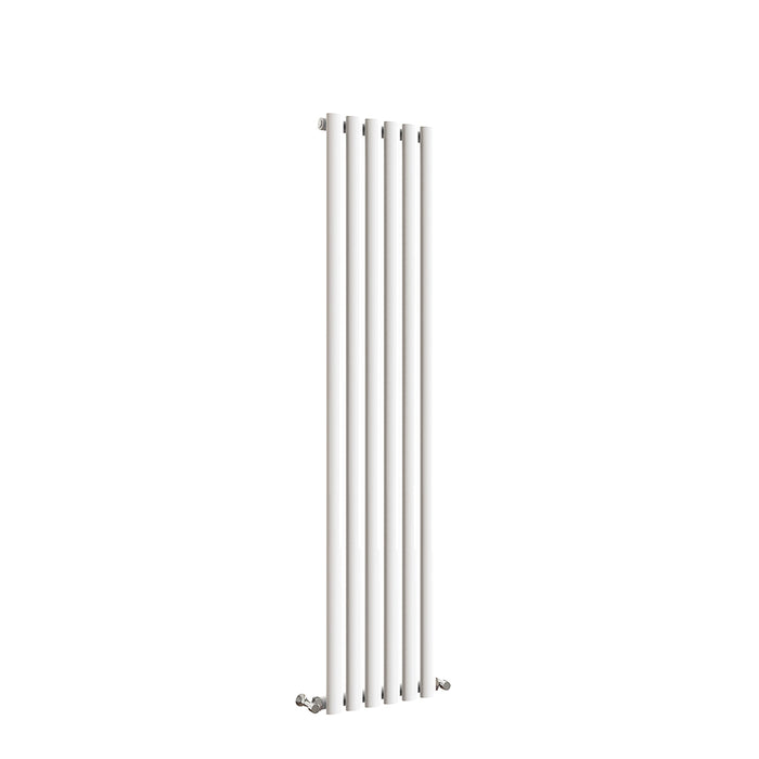 Oval Column White & Anthracite & Black Tall Vertical Central Heating Radiator