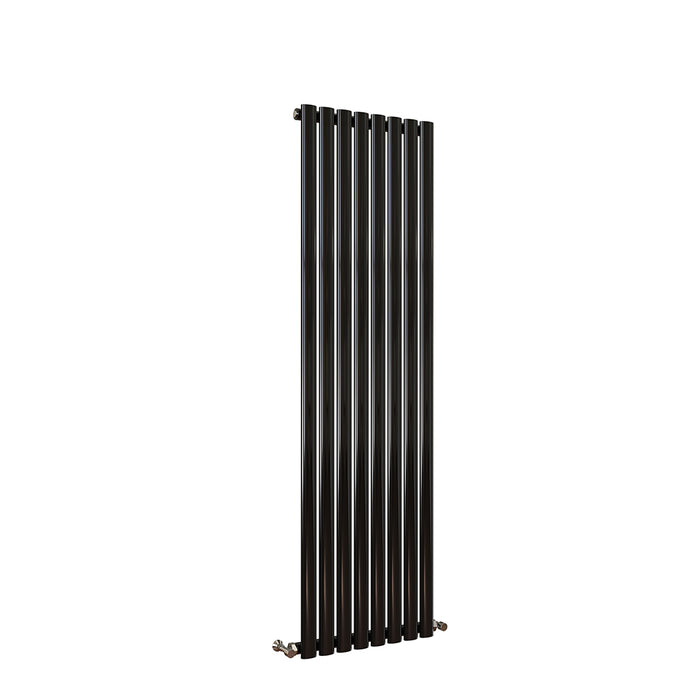 Oval Column White & Anthracite & Black Tall Vertical Central Heating Radiator