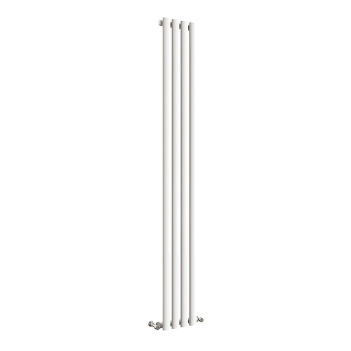 Oval Column White & Anthracite & Black Tall Vertical Central Heating Radiator