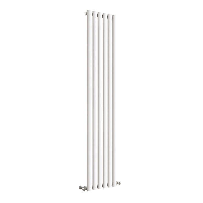 Oval Column White & Anthracite & Black Tall Vertical Central Heating Radiator