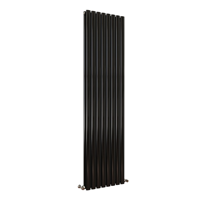 Oval Column White & Anthracite & Black Tall Vertical Central Heating Radiator