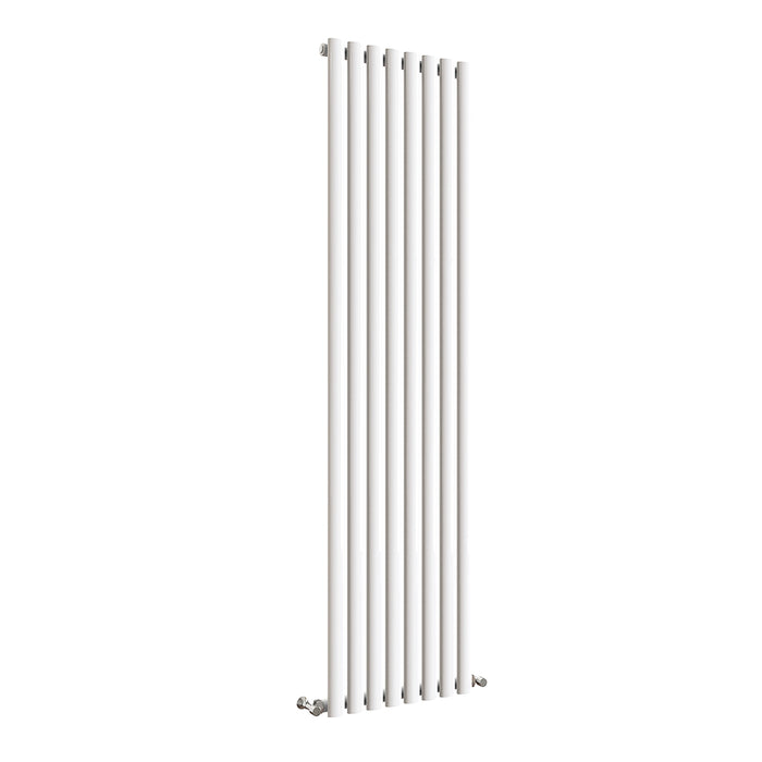 Oval Column White & Anthracite & Black Tall Vertical Central Heating Radiator