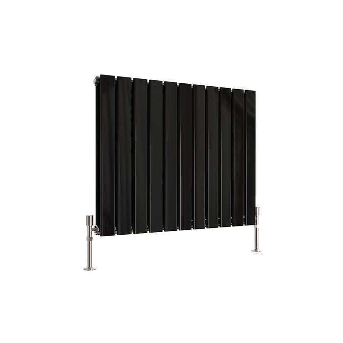 Flat Panel Anthracite & White & Black Horizontal Designer Radiator