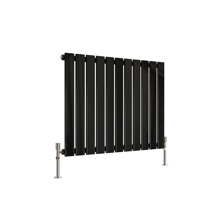 Flat Panel Anthracite & White & Black Horizontal Designer Radiator