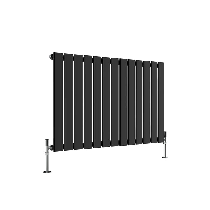 Flat Panel Anthracite & White & Black Horizontal Designer Radiator