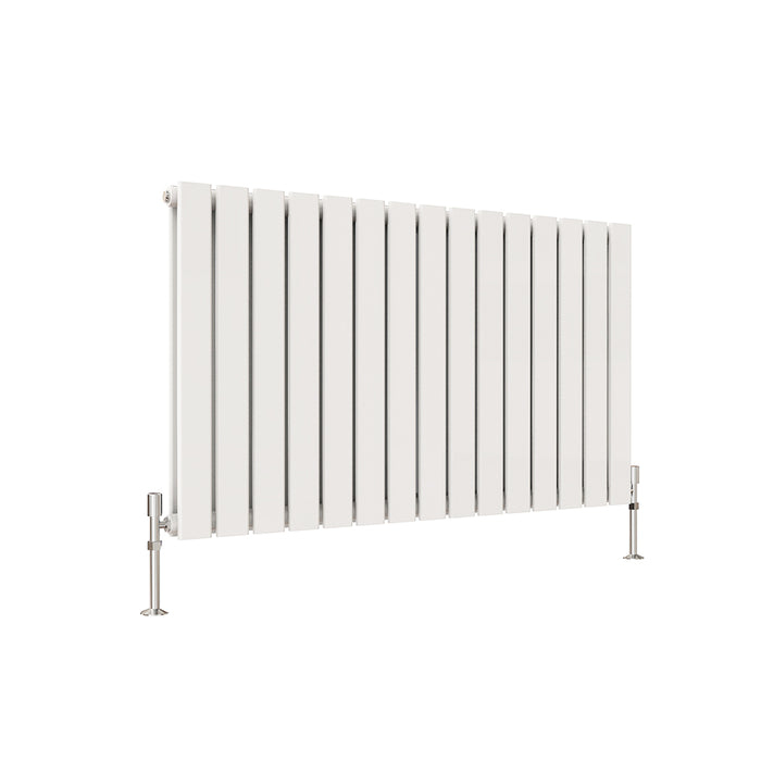 Flat Panel Anthracite & White & Black Horizontal Designer Radiator