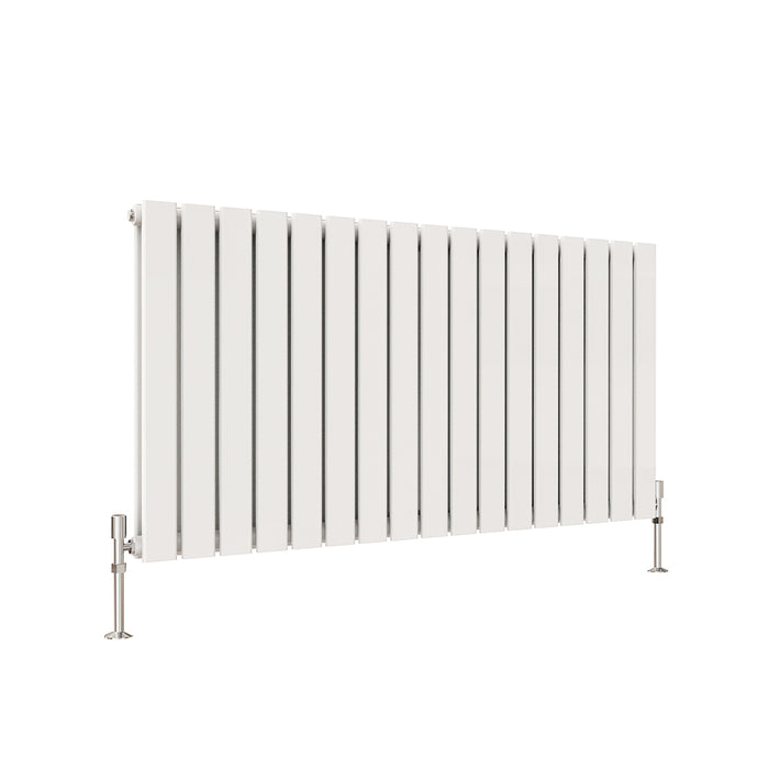 Flat Panel Anthracite & White & Black Horizontal Designer Radiator