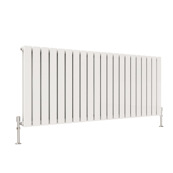 Flat Panel Anthracite & White & Black Horizontal Designer Radiator