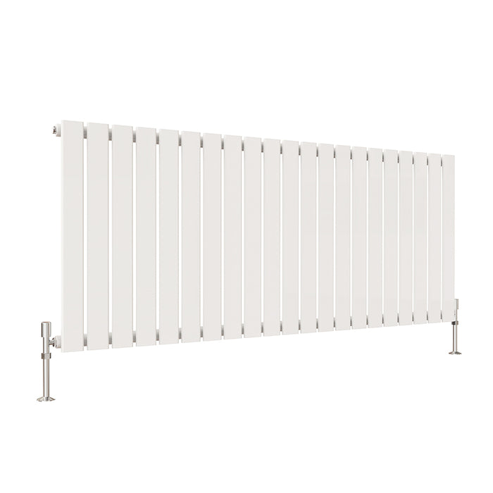 Flat Panel Anthracite & White & Black Horizontal Designer Radiator