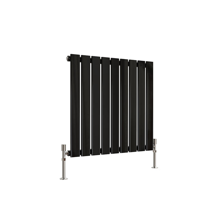 Flat Panel Anthracite & White & Black Horizontal Designer Radiator