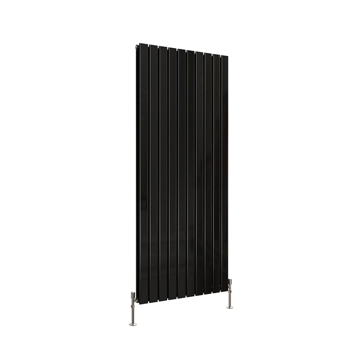 Tall Vertical Flat Panel Anthracite & White & Black Central Heating Radiator