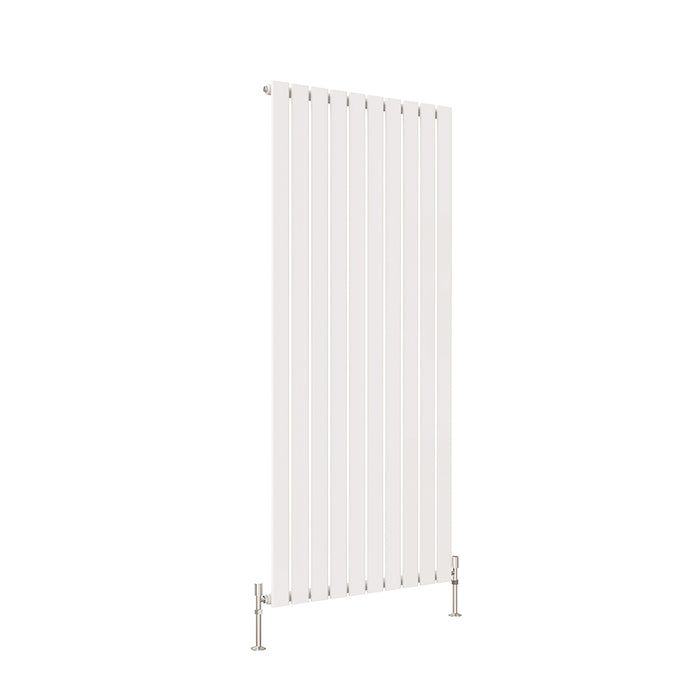 Tall Vertical Flat Panel Anthracite & White & Black Central Heating Radiator