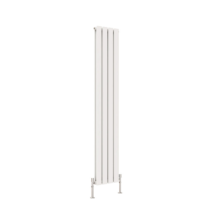 Tall Vertical Flat Panel Anthracite & White & Black Central Heating Radiator