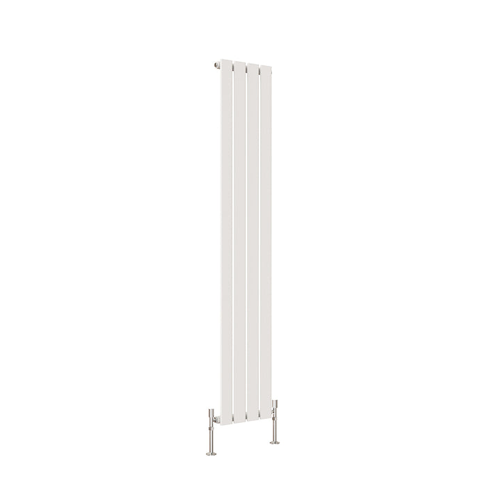 Tall Vertical Flat Panel Anthracite & White & Black Central Heating Radiator