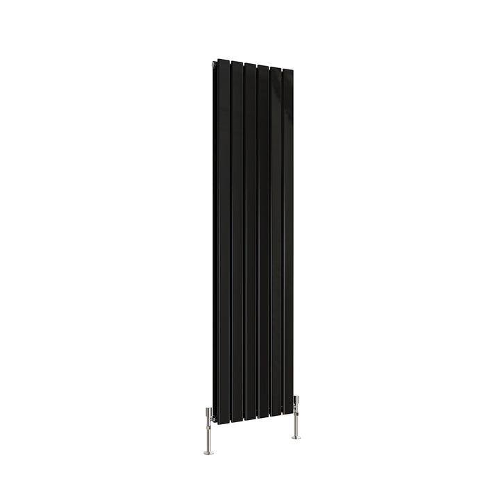 Tall Vertical Flat Panel Anthracite & White & Black Central Heating Radiator